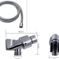 Propeller Driven Shower Head With Stop Button And Cotton Filter Turbocharged High Pressure Handheld Shower Nozzle