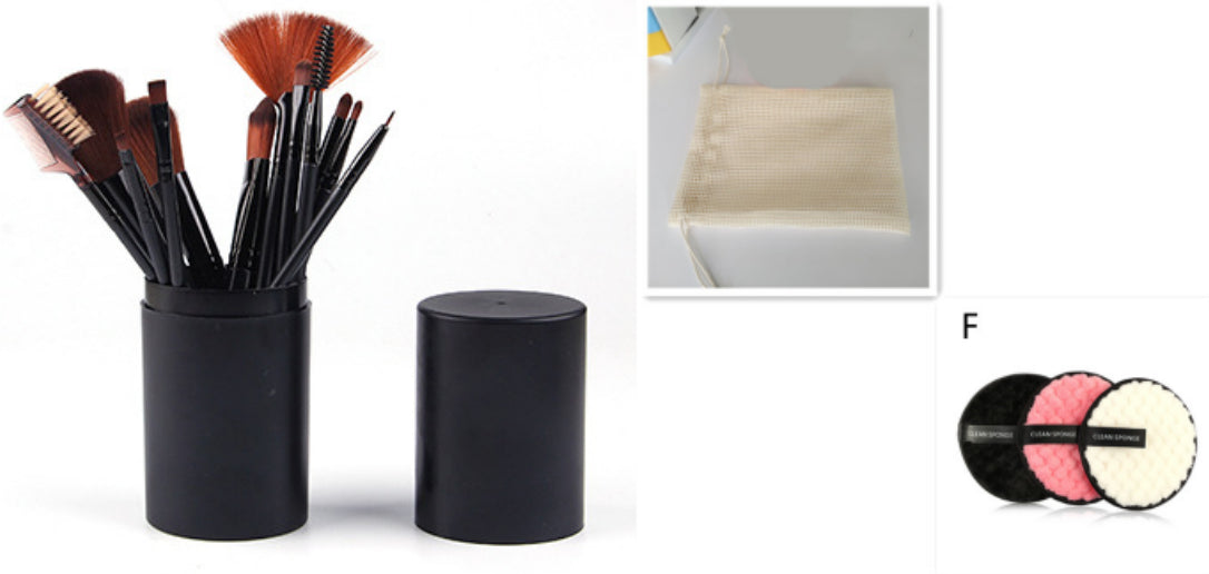 12pcs Makeup Brush Set Blush Eyeshadow Eyelash Highlighter Makeup Brush | Everyday Home Deal