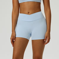 Peach-butt Yoga Shorts High-waisted Butt-lifting For Fitness