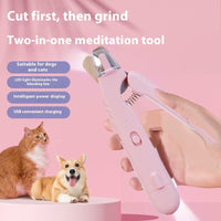 2-in-1 LED Pet Nail Clipper – Safe & Easy Grooming for Dogs & Cats