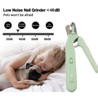 2-in-1 LED Pet Nail Clipper – Safe & Easy Grooming for Dogs & Cats