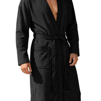 Men's Long Jacquard Soft Solid-Colored Belt