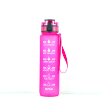 1000ml Transparent Kawaii Water Bottle with Infuser | BPA-Free Sports Flask | Everyday Home Deal