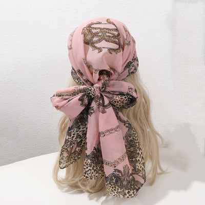 Leopard Print Silk Scarf - Best Premium Clothing Deal | Everyday Home Deal