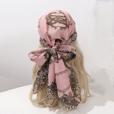 Leopard Print Silk Scarf - Best Premium Clothing Deal | Everyday Home Deal