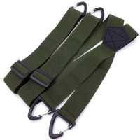 Plastic Buckle 4-hook Britishstyle Unisex X strap Suspenders 4 Cm WideVintage Elastic Braces