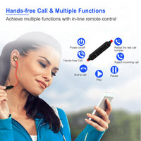 Sport Headsets Wireless V4.1 In-Ear Stereo Headphones Sweat-proof Running Earphones With Mic Hands-free