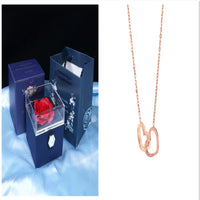 Rotating Soap Flower Rose Gift Box Creative Rotating Rose Jewelry Packaging Box Valentine's Day Gift For Women | Everyday Home Deal