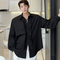 French High-end Court Style Shirt For Men, Korean Version