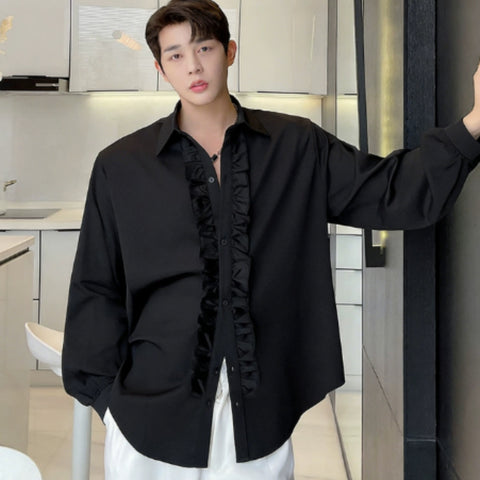 French High-end Court Style Shirt For Men, Korean Version - Premium Apparel Deal | Everyday Home Deal