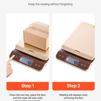 Digital Shipping Postal Scale, 0.1 Oz High Accuracy, 88 Lbs Postal Scale With Hold, Tare, Auto-off Function, Flip Holder Design & Easy Calibration, Fit For Home And Office Use, Battery Included