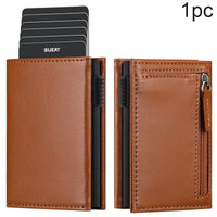 Foreign Trade First-layer Cowhide Genuine Leather Card Holder