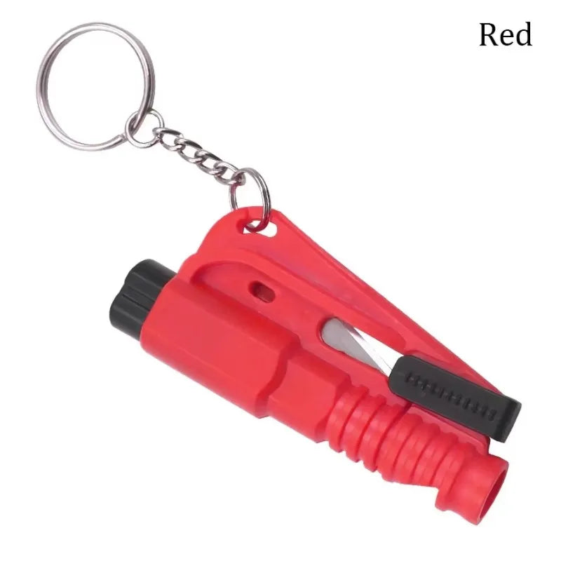 Mini Car Safety Hammer Keychain Emergency Escape Glass Breaker Life-Saving Window Breaker Tool