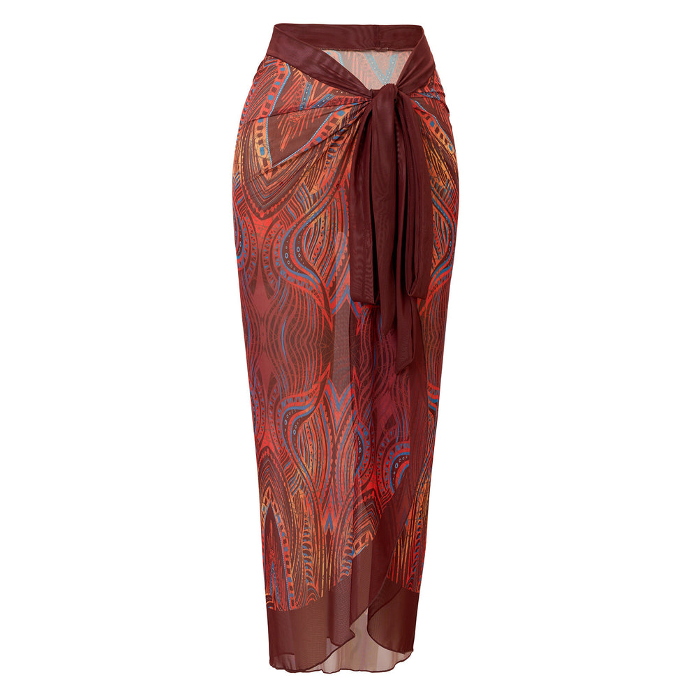 Summer Quick Drying Breathable Floral Skirt