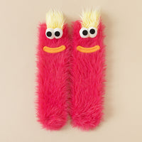 Womens Quirky Coral Fleece Mid-calf Socks