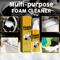 2Pcs Multipurpose Foam Cleaner Spray 100ml, Foam Cleaner For Car And House Lemon Flavor, All-Purpose Household Cleaners For Car And Kitchen