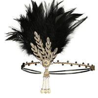 Masquerade Feather Headpiece Cross-Border Vintage Hair Band In European And American Style