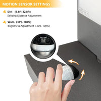 Inowel Wall Light Outdoor Motion Sensor Wall Lamp Modern Wall Sconce Lantern Fixture For Porch Front Door 32135
