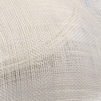 Fan-shaped Handcrafted Linen Headpiece