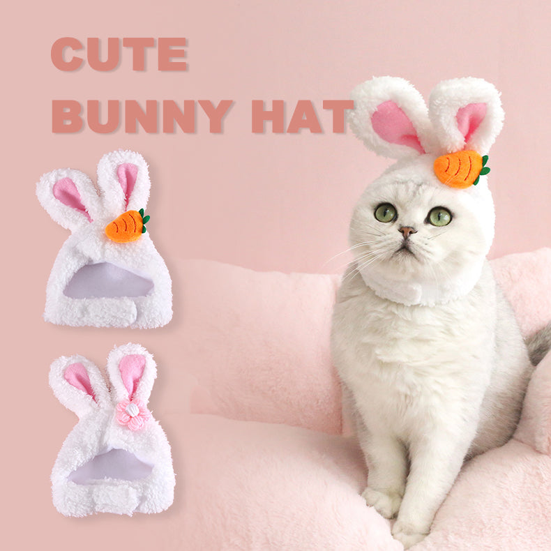 Plush Pet Rabbit Hat | Everyday Home Deal