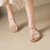 Stunning Two-way Roman-strap Sandalsperfect With Dresses And For The Beach