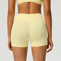 Peach-butt Yoga Shorts High-waisted Butt-lifting For Fitness