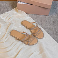 Flat Wide And Soft-soled Non-tiring French Retro Style