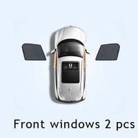 Glass Front Sunshade Privacy Car Curtain