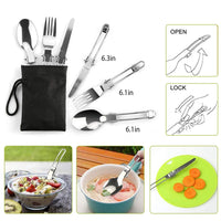 12-Piece Camping Cookware Set with Pot, Pan, Kettle, Cup & Utensils – Lightweight Outdoor Cooking Kit for Hiking & Picnics | Everyday Home Deal