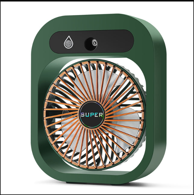 Air Conditioning Fan Desk Misting Fan Air Cooler Cooling USB Rechargeable Humidifier Portable Spray Fan With 3 Wind Speeds Mist Fan For Home | Everyday Home Deal