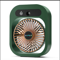 Air Conditioning Fan Desk Misting Fan Air Cooler Cooling USB Rechargeable Humidifier Portable Spray Fan With 3 Wind Speeds Mist Fan For Home | Everyday Home Deal