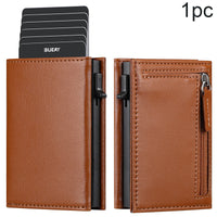 Foreign Trade First-layer Cowhide Genuine Leather Card Holder
