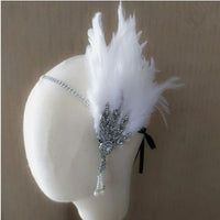Masquerade Feather Headpiece Cross-Border Vintage Hair Band In European And American Style