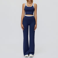 Contrast Nude Yoga Suit Thread