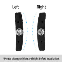 5 Pairs V Bike Brake Pads Road Mountain Bicycle V-Brake Blocks Set 70mm Non-Slip V Bicycle Stop Caliper With Hex Nuts And Spacers