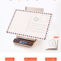 Digital Shipping Postal Scale, 0.1 Oz High Accuracy, 88 Lbs Postal Scale With Hold, Tare, Auto-off Function, Flip Holder Design & Easy Calibration, Fit For Home And Office Use, Battery Included