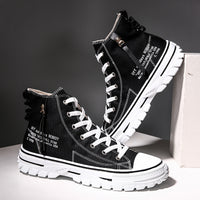 Men's Premium Autumn Korean Classic High-Top Canvas Board Shoes — Premium Footwear Deal | Everyday Home Deal