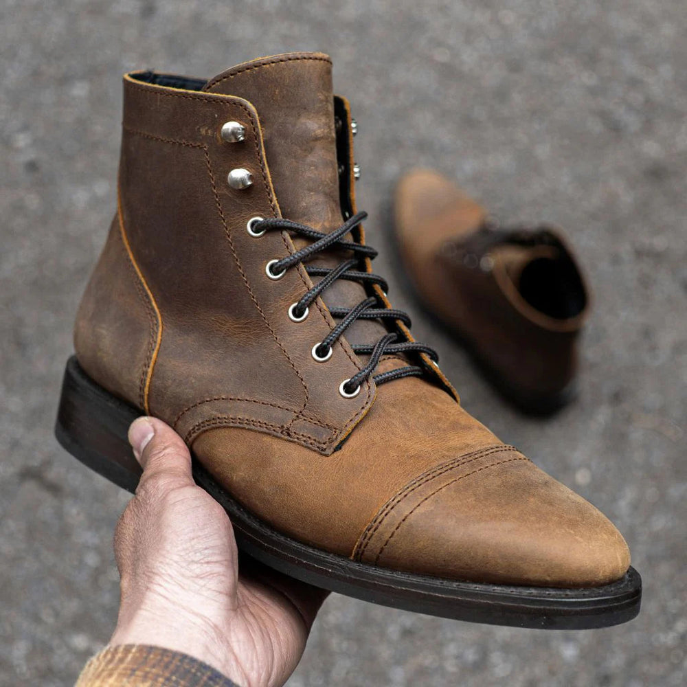 Mens Retro Work Boots - Best Premium Clothing Deal | Everyday Home Deal