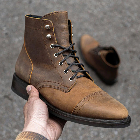 Mens Retro Work Boots - Best Premium Clothing Deal | Everyday Home Deal