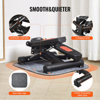 Mini Hydraulic Stair Stepper with Resistance Bands & LCD Monitor | Everyday Home Deal