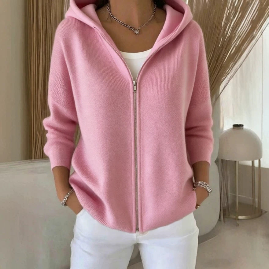 Zip-up Knitted Sweater - Best Clothing Deal | Everyday Home Deal