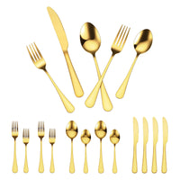 100-Piece Stainless Steel Silverware Set for 20 | Flatware Cutlery | Everyday Home Deal