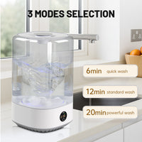 Travel Mini Washer - Cordless Rechargeable Underwear & Socks Washing Machine, Upgraded 6L Portable, Quiet Operation, Perfect For Camping, Dorm, RV & On-the-Go Use
