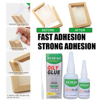 4PCS Welding High Strength Oily Glue,Universal Glue ,Super Glue Strong Glue For Resin Ceramic Metal Glass Leather,20g