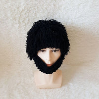 Knitted Wig Beard Hat - Best Clothing Deal | Everyday Home Deal