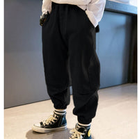 Boys' Middle And Older Children's Footwear Overalls Trousers