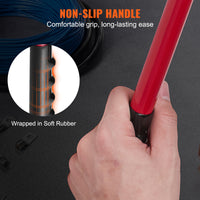 VEVOR Crimping Tool, AWG Copper And Aluminum Terminal Battery Lug Crimper, 6 Wire Sizes Crimping Die, With A Cutting Pliers, Gloves, 95pcs Copper Ring Connectors, And 100pcs Heat Shrink Tubes