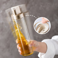 Glass Oil Dispenser with Automatic Gravity Lid | Kitchen Oil Bottle | Everyday Home Deal