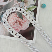 Resin-covered Chain Bag Chain