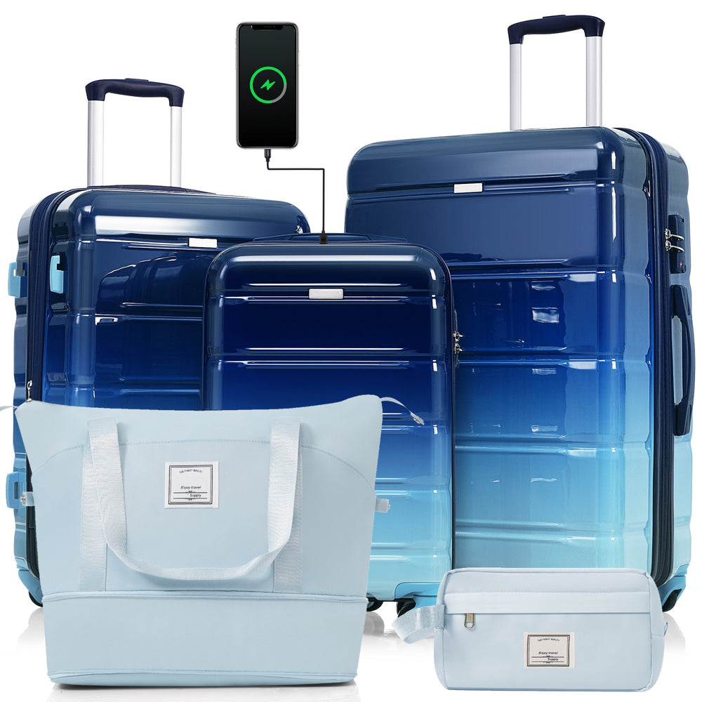 5-Piece Luggage Set - Best Premium Travel Deal | Everyday Home Deal